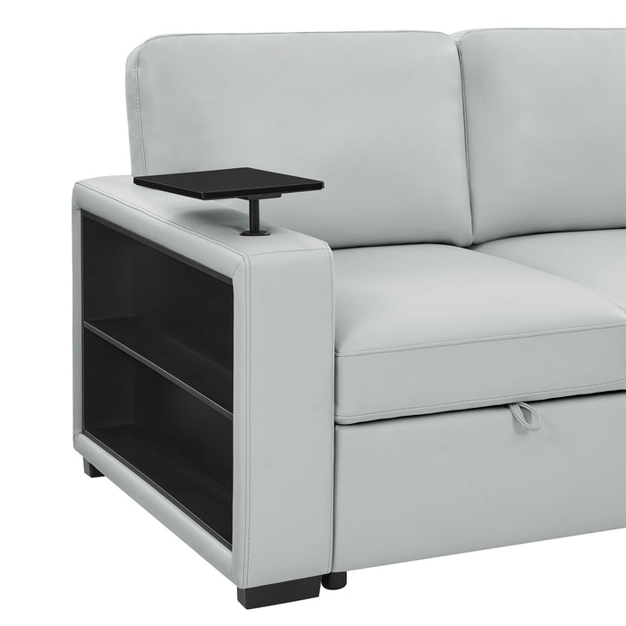 Tracey - Sofabed With Pullout - Silver