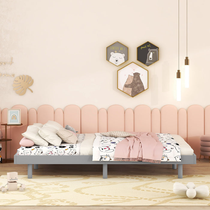 Modern Floating Platform Bed Frame