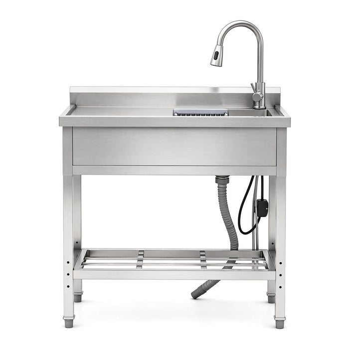 Freestanding Utility Sink With Accents