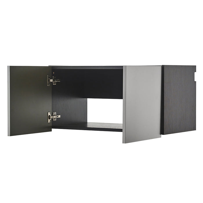 Astro Series - Metal Wall Storage Cabinet With Soft Closing Drawers - Metallic Gray