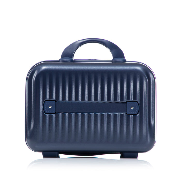 Luggage Set With Cosmetic Case, Combination Lock, Front Opening Design