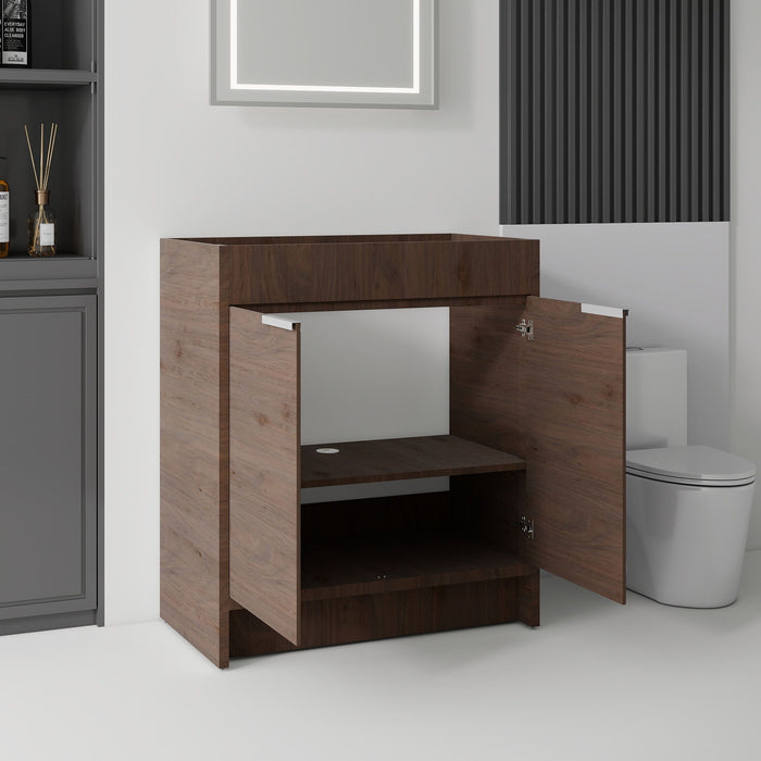 Freestanding Bathroom Vanity Cabinet With Soft Close Doors, Cabinet Only