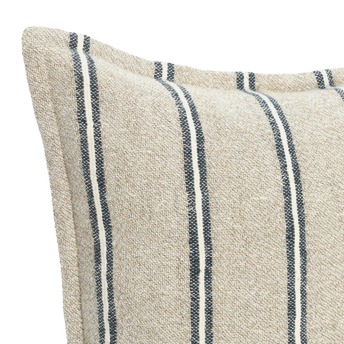 Delgada - 26" x 26" Pillow - Natural / Blue