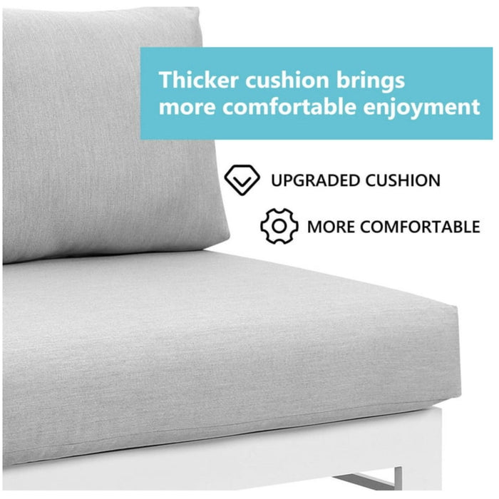 Outdoor Patio Set With All-Weather Thick Cushions