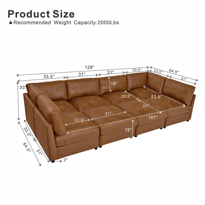 Modular Sectional With Custom Configuration