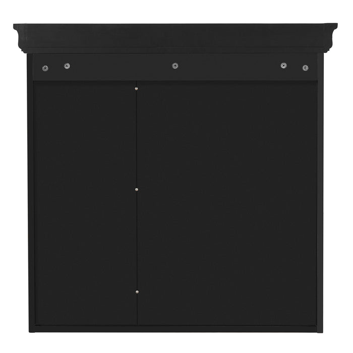 Wall Mounted Bathroom Medicine Cabinet With Mirror And Adjustable Storage With Soft Close Hinges