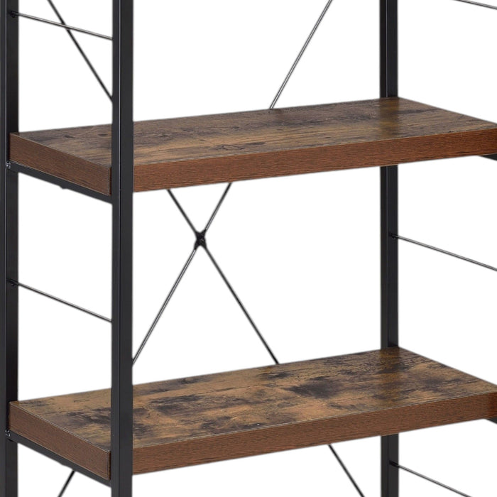 Bob - Bookshelf - Weathered Oak / Black