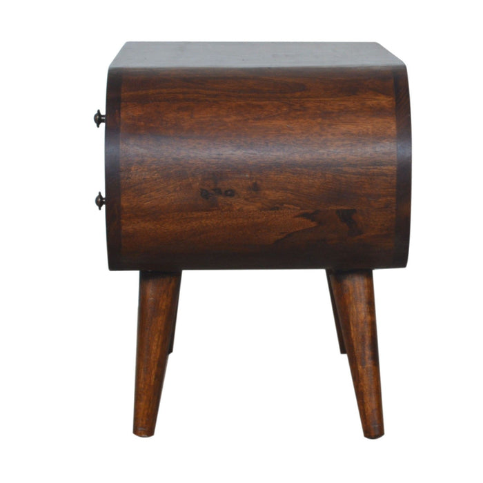 Circular Media Unit - Chestnut