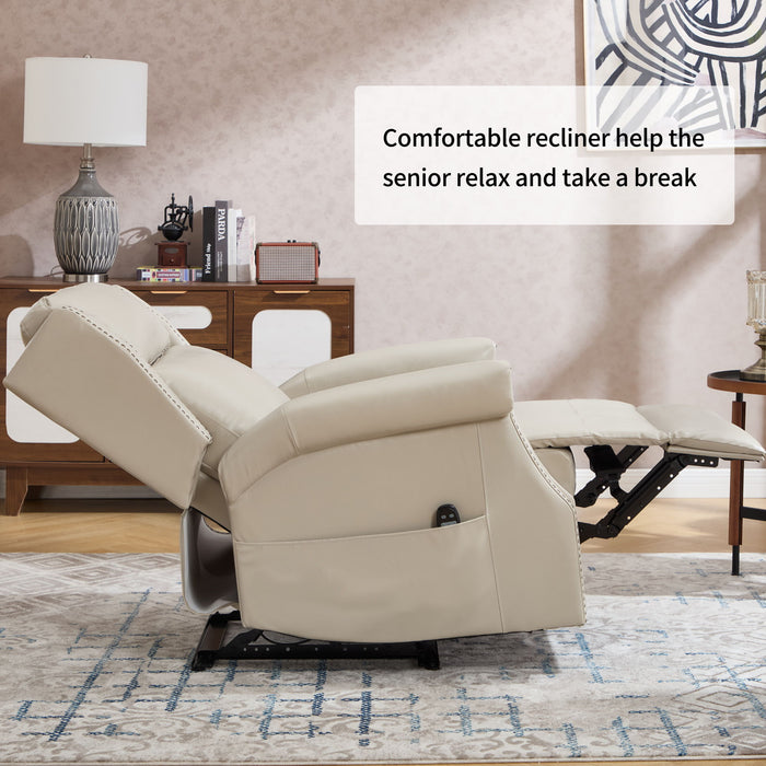 Manual Recliner Chair With Heavy Duty Motion Mechanism, 8 Vibrating Nodes And 3 Massage Modes For Living Room