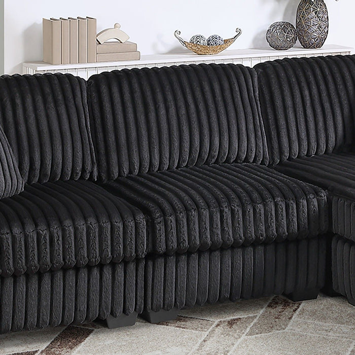 Sectional Sofa Set With Reversible Chaise, Living Room Furniture