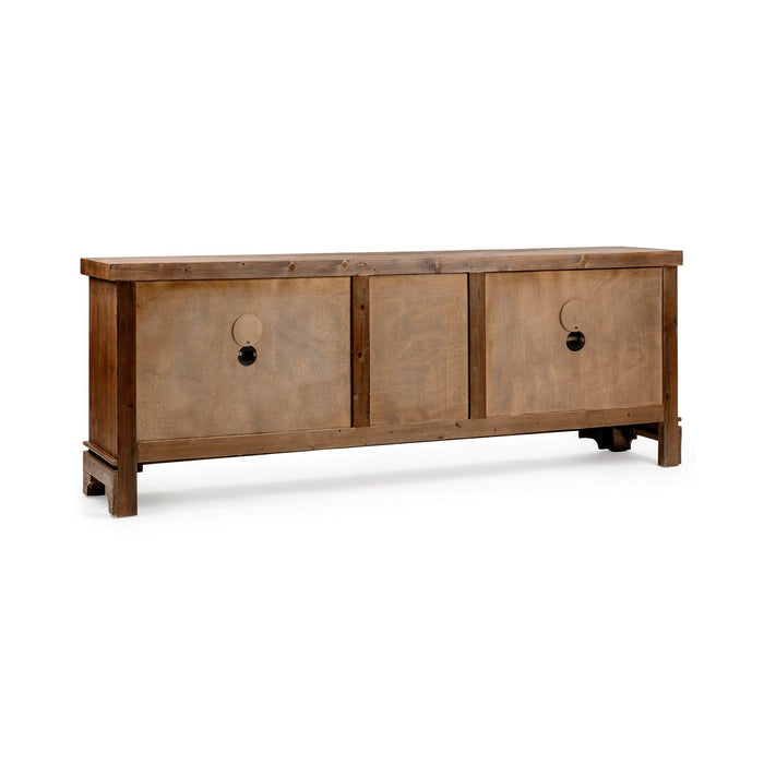 Amita - 3 Drawer 4 Door Cabinet - Brown