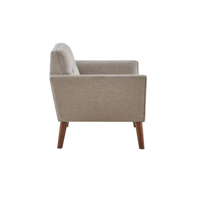 Modern Lounge Chair With Button Tufting