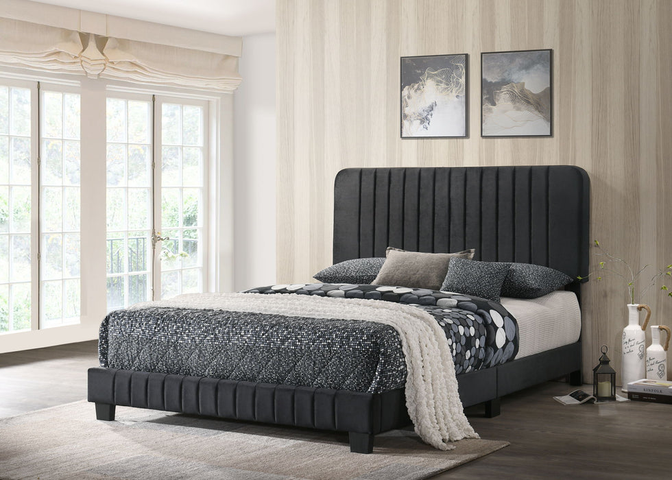 Channel Tufted Bed