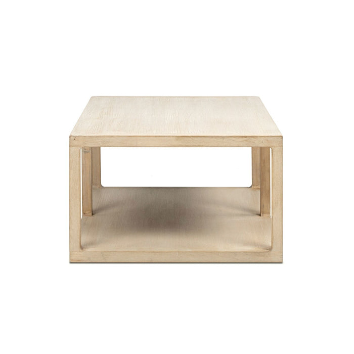 Ellis - Open Frame Coffee Table With Lower Shelf - Natural