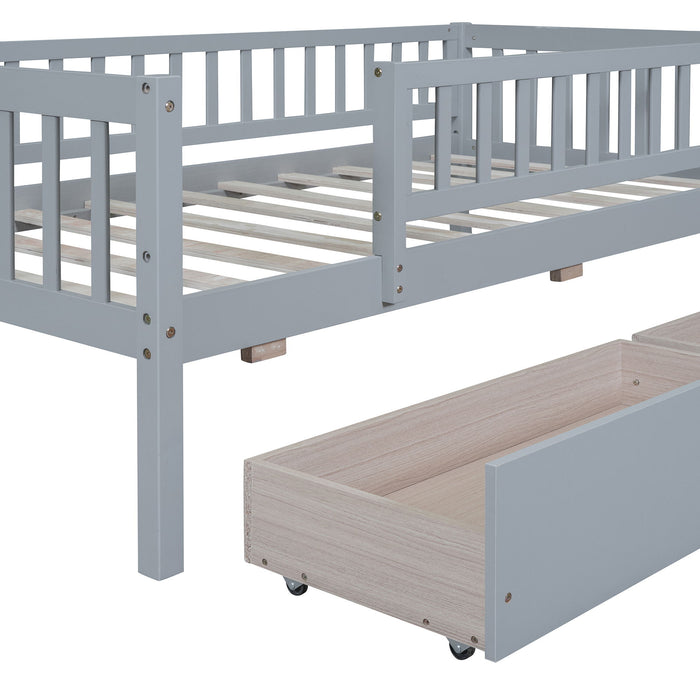 Multifunctional Wooden Daybed Bed