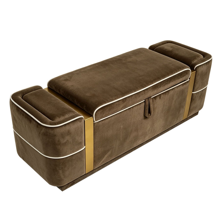 Storage Bench Upholstered Ottoman Bed End Bench With Lift Top Storage