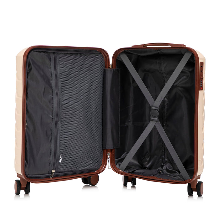Hard Shell Travel Luggage With Scratch Resistant Surface
