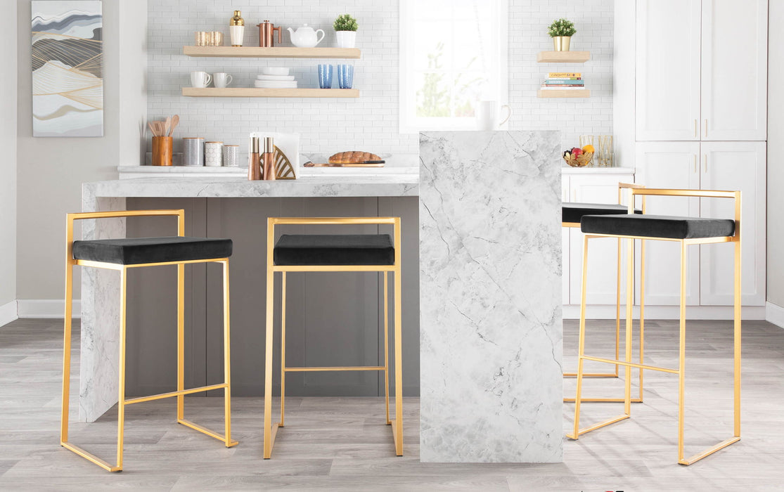 Fuji - Contemporary / Glam & Quality Construction Barstool
