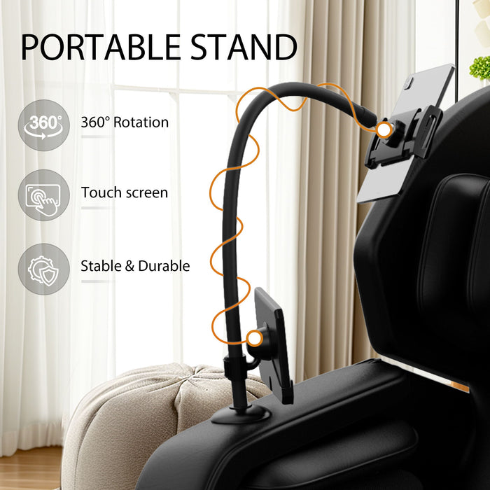 Zero Gravity Massage Chair Recliner, 10 Massage Heads And Full Body Air Pressure - Black