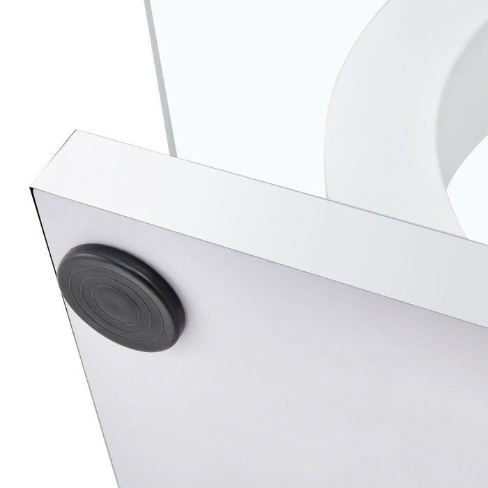 Contemporary Style Glass Top Coffee Table