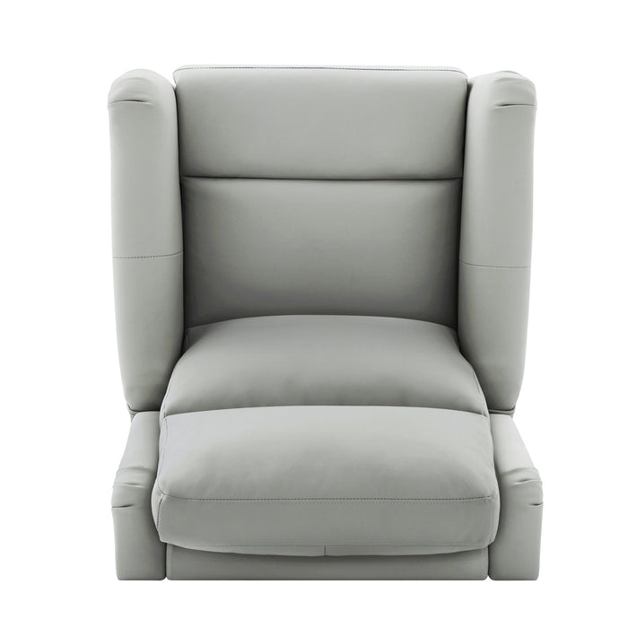 Manual Recliner Swivel Rocking Chair With 8 Point Massage And Heating