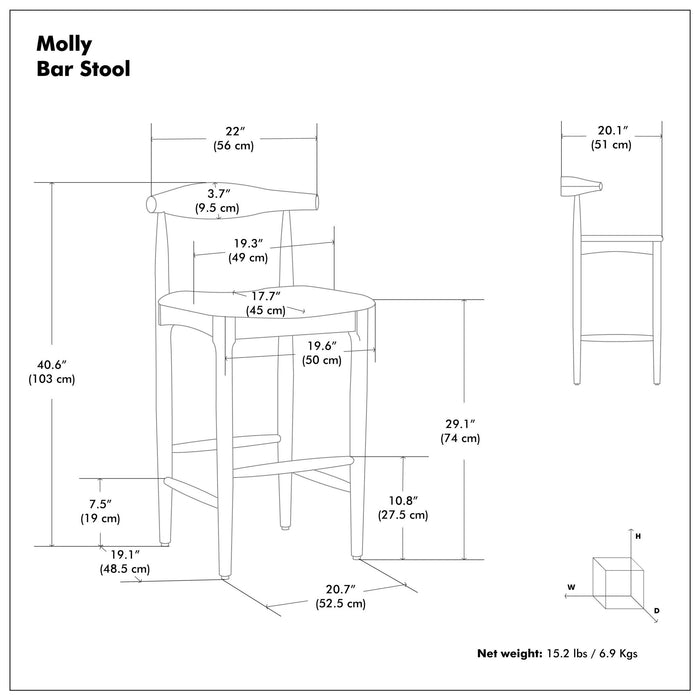 Molly - Bar Stool