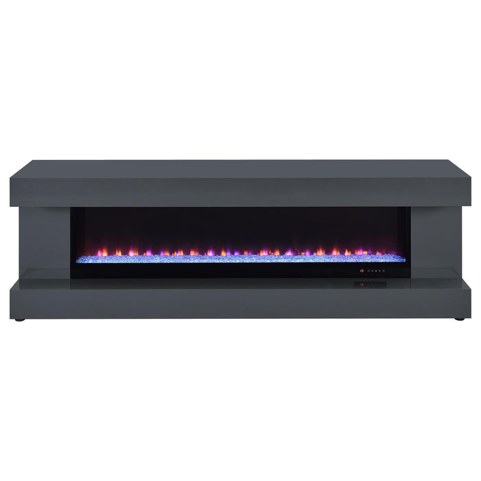 TV Stand Fireplace Console With Bluetooth Speaker