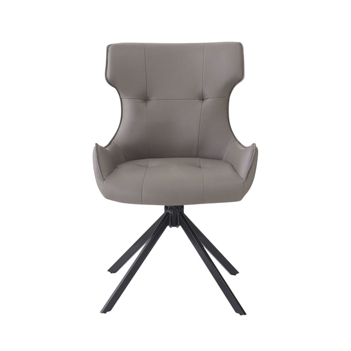 Damita - Side Chair With Swivel (Set of 2) - Camel