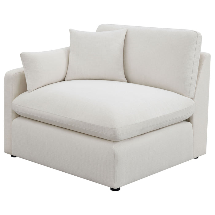 Greeley - 5 Piece Upholstered Modular Sectional Sofa - Ivory