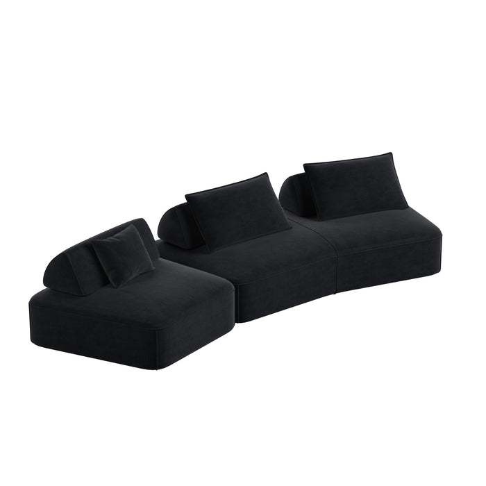 Modern Luxury Oversized Modular Sectional Sofa Set