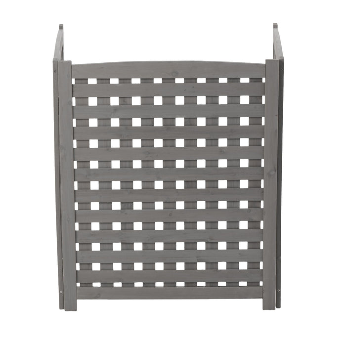 3 Panel Outdoor Air Conditioner Fence Screen