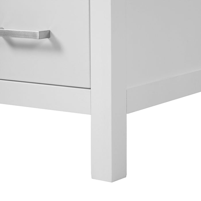Bathroom Vanity With Integrated Undermount Ceramic Sink, 2 Doors And 1 Drawer, Soft Close Hinges