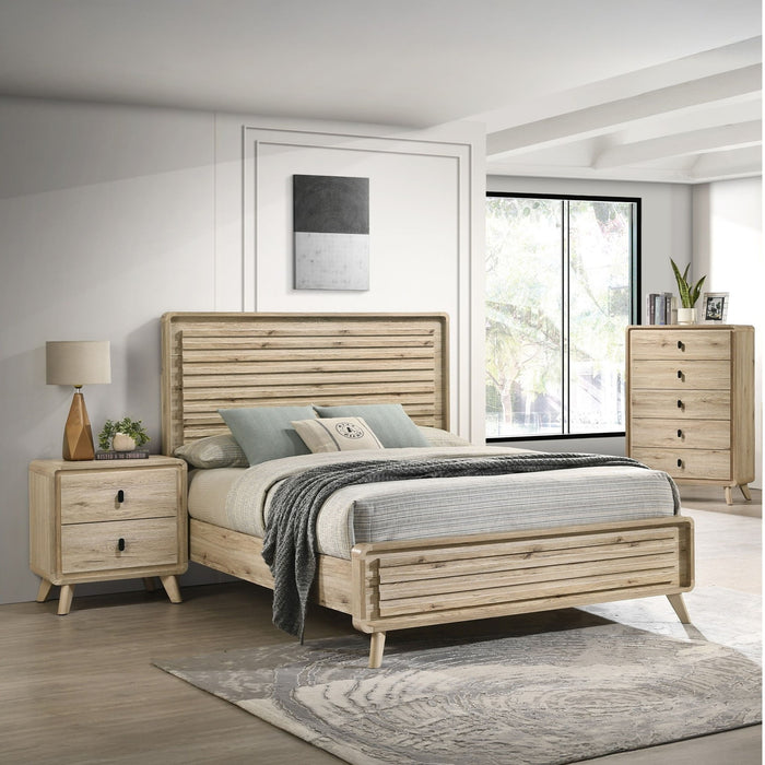 Chest With 5 Drawers - Beige