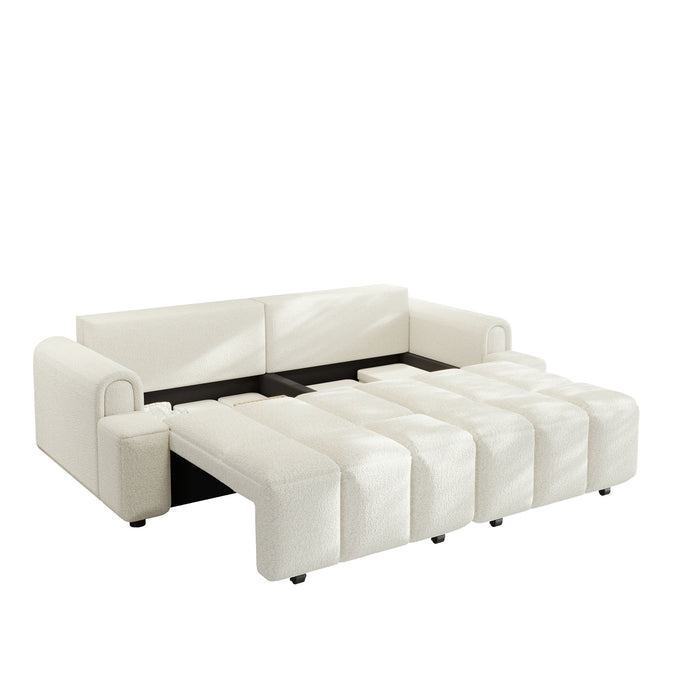 4 Seater Modern Couch With Seats Storage