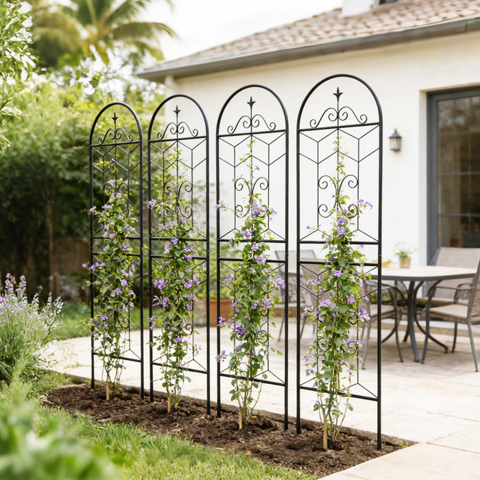 Garden Trellis, Rustproof Support For Climbing Plants