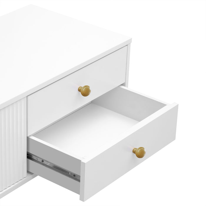 TV Stand With Storage For Living Room