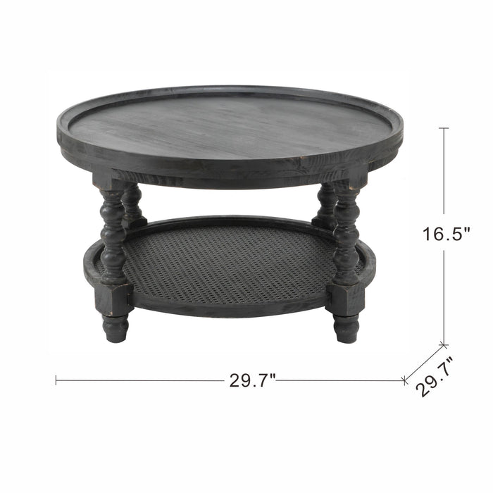 Round 2 Tiered Side Tabel, End Tabel For Lving Room Bedroom Entryway