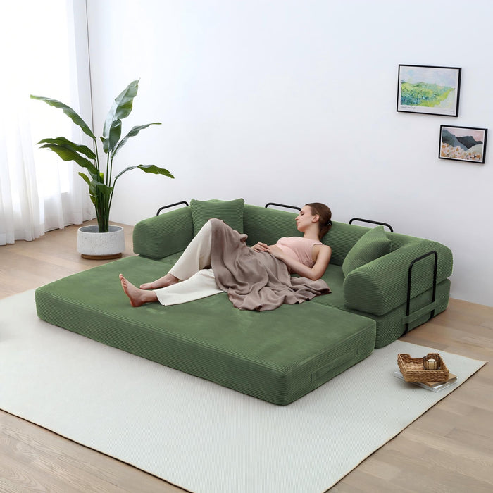 Convertible Foldable Floor Sofa Bed For Living Room