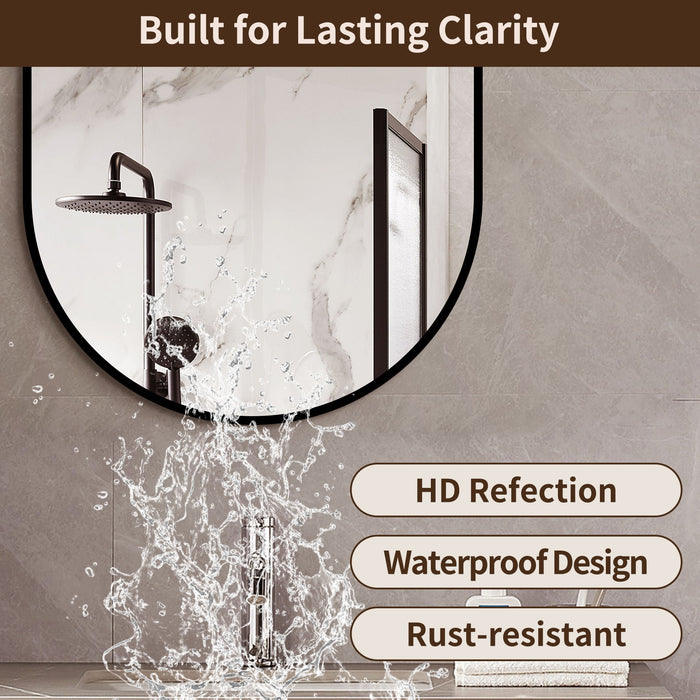 Modern Framed Bathroom Vanity Mirror