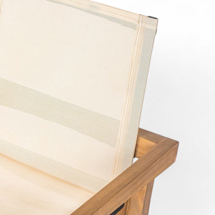 Belfast - Dining Chair With Acacia Wood Frame And Mesh Seating (Set of 2)