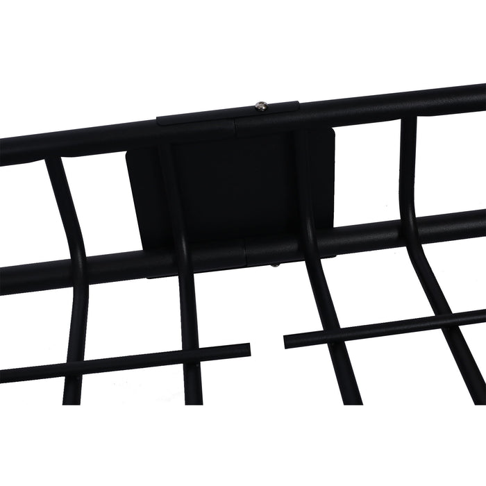 Motoring Rooftop Cargo Carrier Basket Steel, Universal Fit Roof Rack