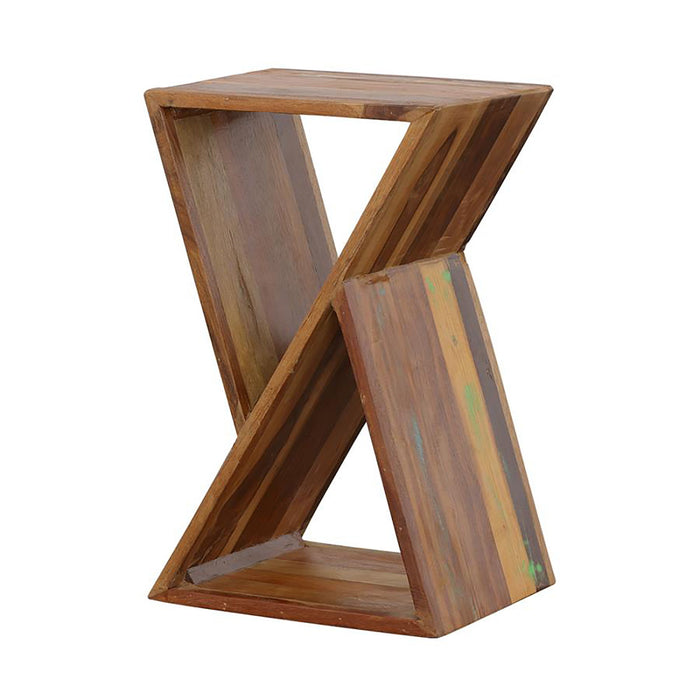 Accent Table Geometric Design - Natural