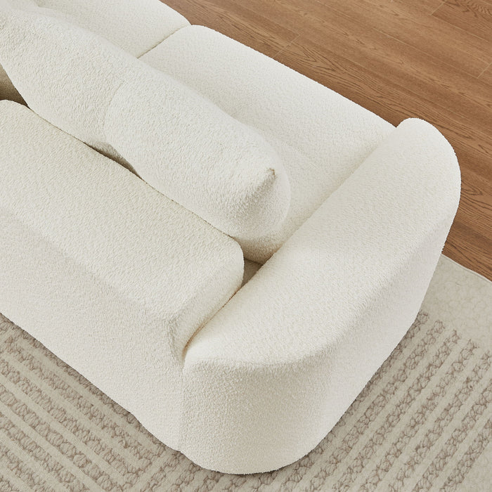 3 Seater With Thickened Armrests Sofa For Living Room