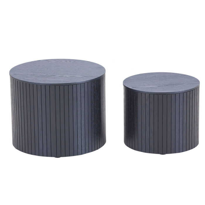 Handcrafted Nested Table Set, 2 Pieces