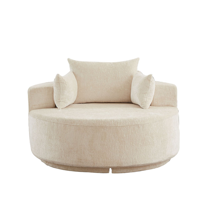 Single 360 Degree Swivel Chair For Living Room