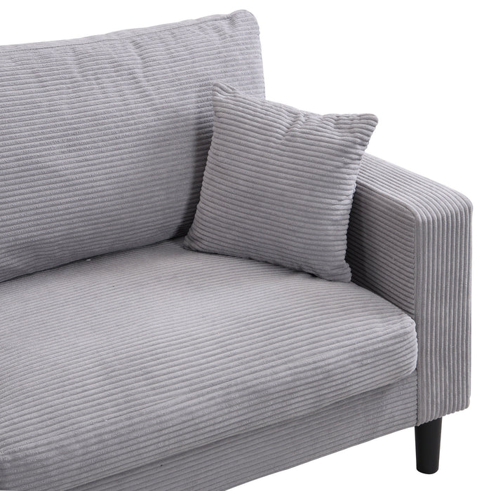 Modern Upholstered Resilience Three Seater Sofa