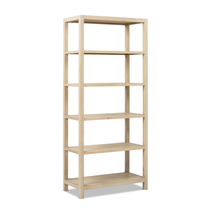 Ellis - 5 Shelf Open Frame Bookcase - Natural