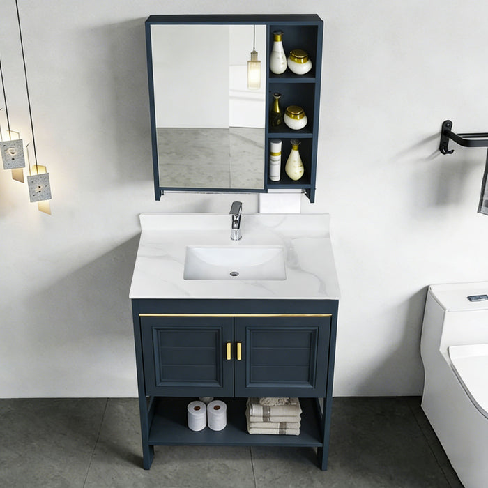 Bathroom Vanity Top With Undermount Single Bowl Sink