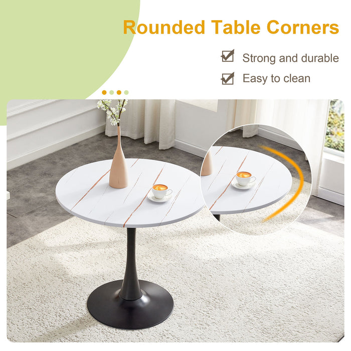 Ergonomic Round Dining Table For Kitchen