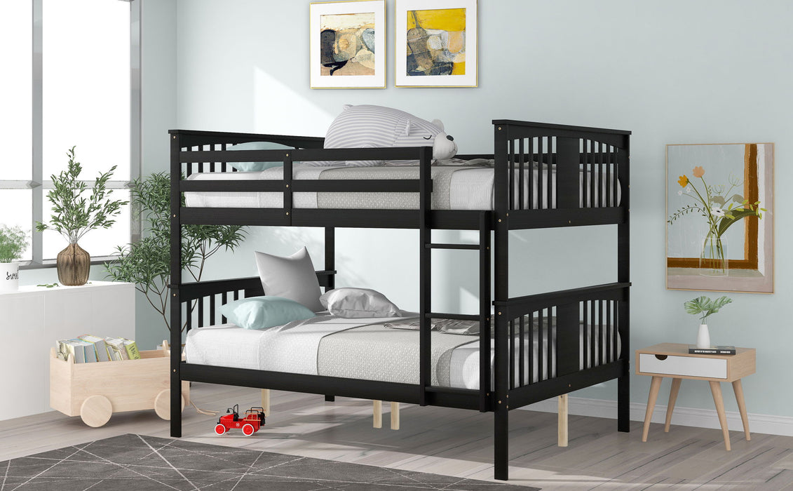 Bunk Bed With Ladder For Bedroom
